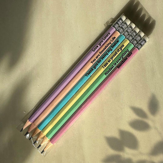 Personalised Pencils (Set of 6)