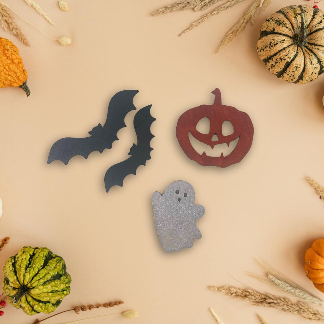 DIY Halloween Footprint or Handprint Art Sign