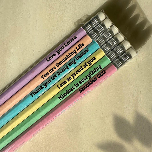 Personalised Pencils (Set of 6)