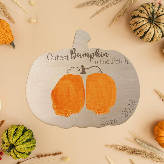 DIY Halloween bum print Art Sign