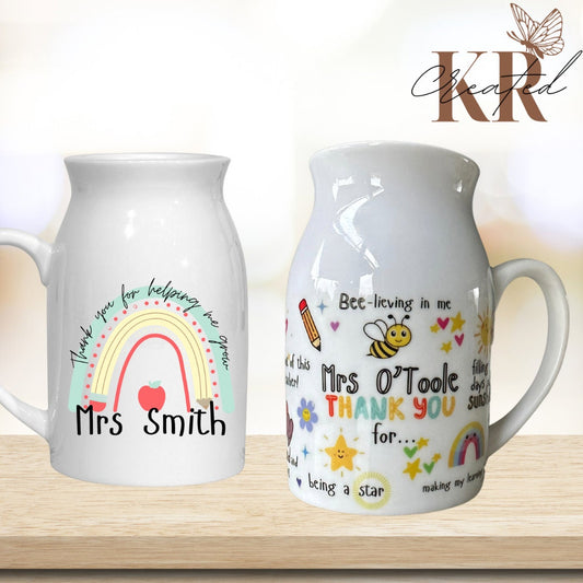 Teacher Milk Jug Vase
